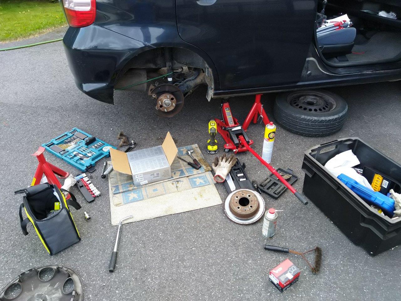 How to Replace Brake Pads and Rotors Illustrated Guide Homeneer